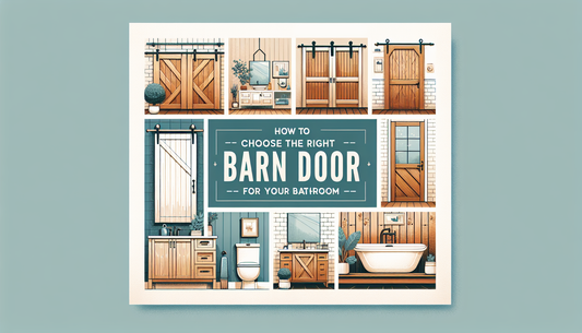 How to Choose the Right Barn Door for Your Bathroom