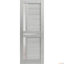 Load image into Gallery viewer, Veregio 7288 Light Grey Oak Barn Door Slab with Frosted Glass