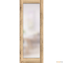 Load image into Gallery viewer, Planum 2102 Oak Barn Door Slab with Frosted Glass
