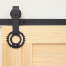 Load image into Gallery viewer, Non-Bypass Sliding Barn Door Hardware Kit - Gear Design Roller
