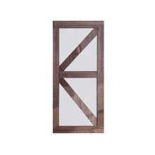 Load image into Gallery viewer, Assembled Wood/Frosted Glass Finished Barn Door 36&quot;W*84&quot;H Without Installation Hardware kit