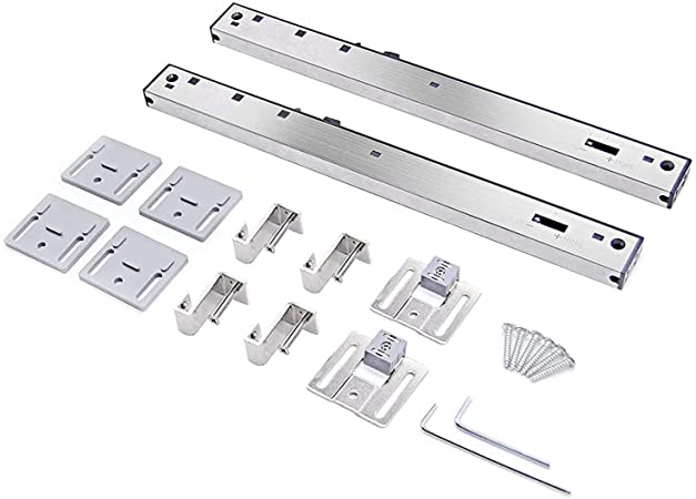 Barn Door Soft Close Kit in Stainless Steel