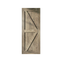 Load image into Gallery viewer, Finished &amp; Unassembled Arrow Design Pine Wood Barn Door Without Hardware