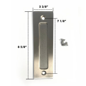 Brushed Nickel Door Handle Design-14