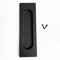 Black Carbon Steel Door Handle Design-3