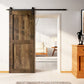 Finished & Unassembled H Design Pine Wood Barn Door Without Hardware